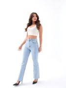 6024 DENİM TALL FLARE-MAVİ resmi